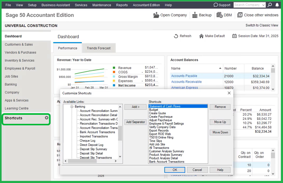 Sage 50 Canadian Edition 2024 New Features to Access